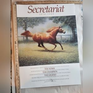 Secretariat Print by James Crow.  New